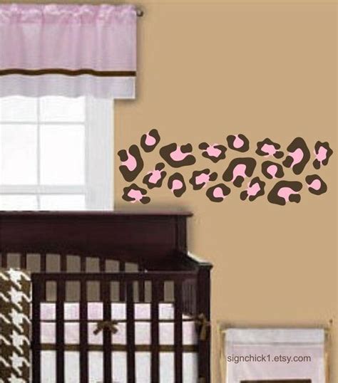 cheetah print wall decor modern home ideas cheetah print walls baby girl room girl room