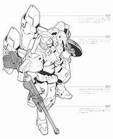 Choose Board Gundam sketch template