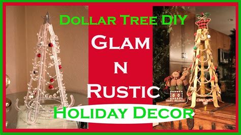 dollar tree diy christmas tree home decor glam