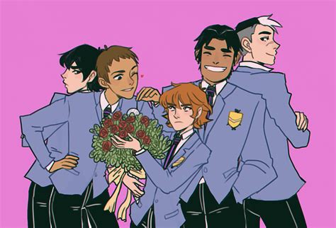 someone tagged my other lance pidge ouran au thing as