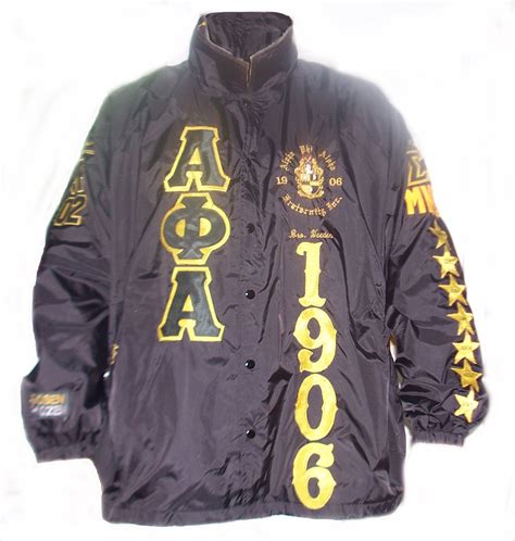 Alpha Phi Alpha Fraternity Inc Crossing Jacket Sewn