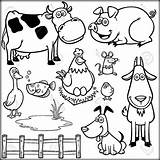 Farm Coloring Animals Pages Animal Barnyard Printable Pdf Adults Barn Kids Book Red Colouring Color Print Getcolorings Awesome Getdrawings Sheets sketch template