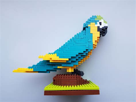 parrot pet birds parrot lego
