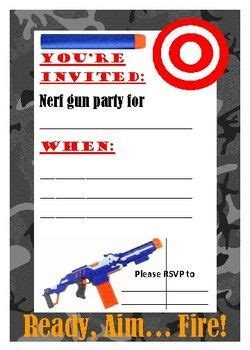 pin  nerf gun birthday party