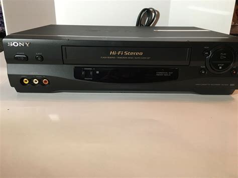 sony vcr vhs player slv   head  fi stereo video cassette vhs recorder vcrs