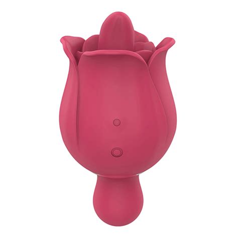 Rose Vibrator Tongue Licking Nipples Clit Stimulation Vibrator – Member