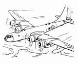 Coloring Bomber Aircraft Military 29 Drawing Drawings Superfortress Print Go Fortress Flying Next Back sketch template
