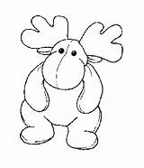 Moose Coloring Baby Beanie Pages Online Book Color Activity Gif sketch template