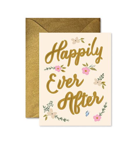 Happily Ever After Wedding Greeting Card – Retro Party Co
