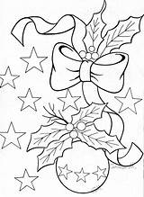 Christmas Coloring Pages Drawing Noel Holly Enfants Printable Coloriage Navidad Dessin Visit Ornament Templates Bow Dibujos Color Could Also раскраски sketch template