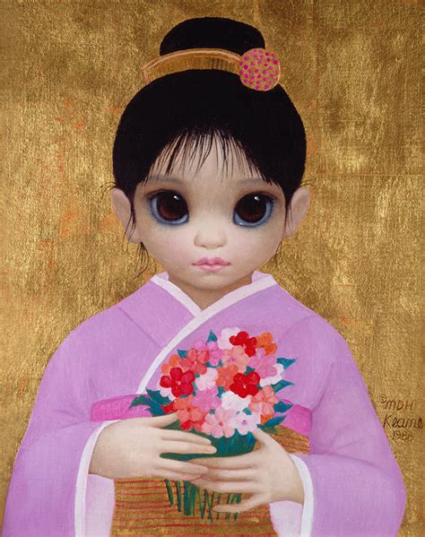 Japanese Flower Girl Keane Eyes Gallery