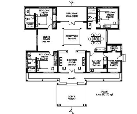 pin    home ref indian house plans interior courtyard house plans model house plan