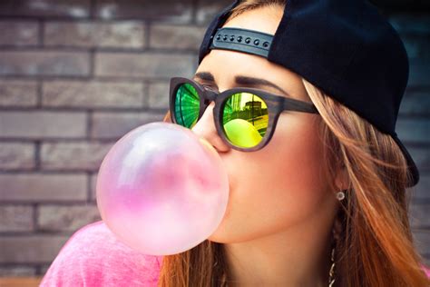 90 Blowing Bubble Gum Photoshop Overlays Png Files Filtergrade
