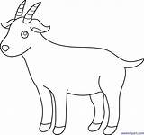 Goat Clip Clipart Cute Billy Lineart Goats Baby Coloring Pages Outline Colorable Boer Top Line Clipartix Clipground Library Sweetclipart Use sketch template
