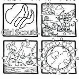 Scout Coloring Girl Pages Cookie Printable Girls Getcolorings Daisy Getdrawings Cookies Colorings sketch template