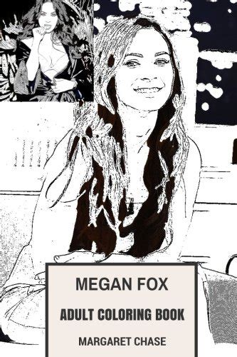 buy megan fox adult coloring book transformers star and maxim model