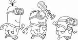 Coloring Pages Minions Minion Kids sketch template