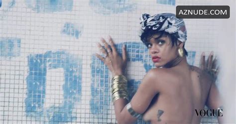 rihanna topless for vogue brazil by mariano vivanco in