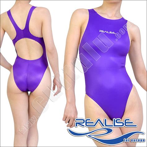 n011 realise hydrasuit classic purple shiny wet swimsuit lycra