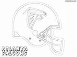 Coloring Falcons Atlanta Pages Helmets Nfl Clipart Print Football Drawing Library Popular Technical sketch template