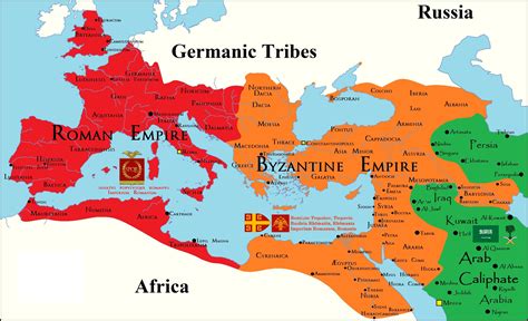 roman  byzantine empires  map istanbul  guide
