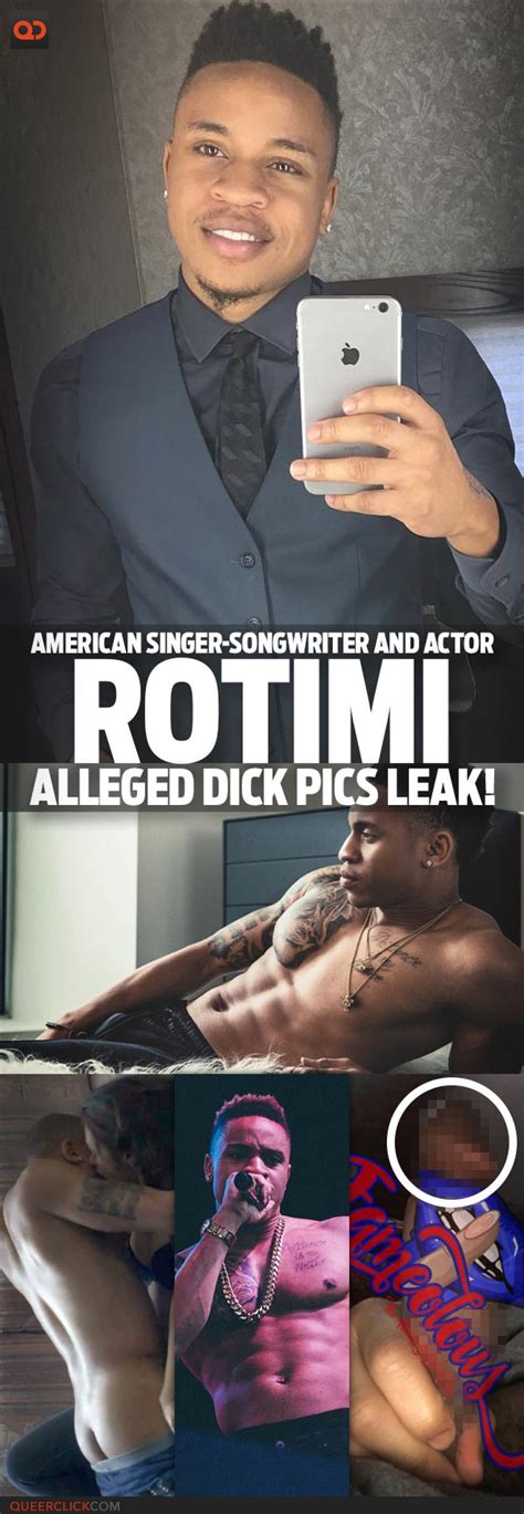 rotimi american singer songwriter and actor alleged dick pics leak queerclick