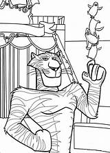 Madagascar Coloring Pages Getdrawings sketch template