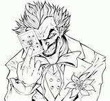 Coloring Pages Super Villain Library Clipart Joker sketch template