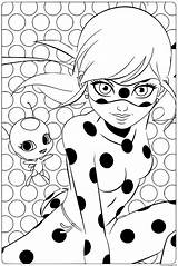 Ladybug Miraculous Coloring Colorare Disegni Tikki баг леди раскраски кот Mascote Princesas Dibujos супер Miraculos Ausmalen Bag Gratuit Bambini Marinette sketch template
