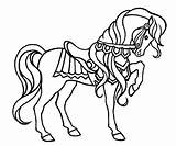 Horse Coloring Pages Kids Fun Printable Print sketch template