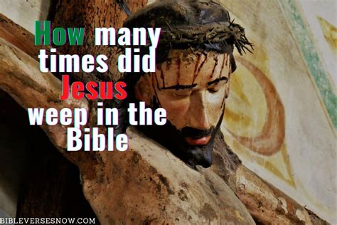 how many times did jesus weep in the bible 3 inspiring verses