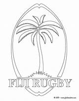 Fiji Fidji Blason Iles Des Hellokids Fijian Fiyi Imprimer sketch template