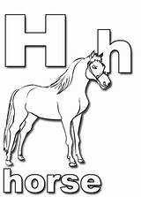 Horse Coloring Alphabet Pages Printable Letter Toddlers Preschool Horses Color Book Letters Bubble Getcolorings Learning Sheets Life Getdrawings Print sketch template