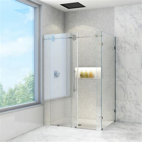 vigo industries frameless rectangular shower enclosure 36 x 48