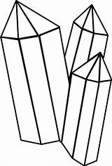 Designlooter Crystals Gems Rocks sketch template