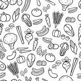 Pattern Vector Seamless Background Vegetable Doodle Hand Food Drawn Premium Doodles Freepik Texture Vectors Verdura Fondo Fundo Graphic Vintage Drawing sketch template
