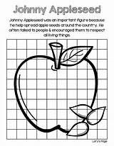 Apple Tree Appleseed Johnny sketch template