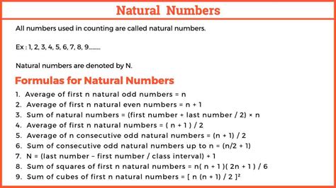 definition formulas tricks  examples  natural numbers easy
