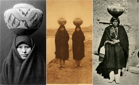 Fascinating Photos Of The Native American Zuni Women Water Cariers