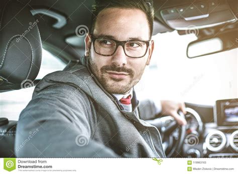 driving  car stock image image  suit driver