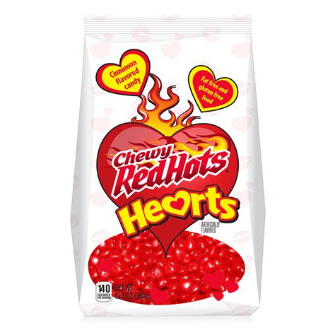 red hots hearts chewy cinnamon candy  oz walmartcom walmartcom