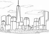 Coloring City Pages York Drawing Coloriage Facile Choose Board Ville Easy sketch template