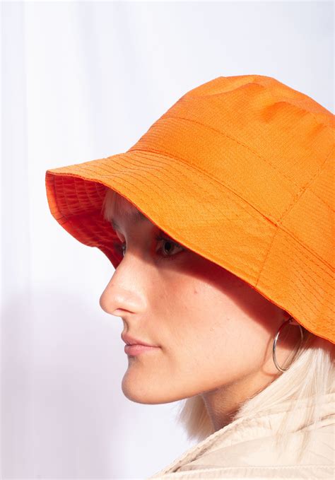 Vintage Bucket Hat 90s Orange Hat – Pop Sick Vintage