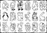 Animals Coloring Pages Jungle Preschool Color Printable Rainforest Print Getcolorings sketch template