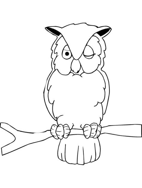 owl coloring pages coloringpagescom