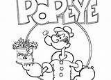 Popeye sketch template