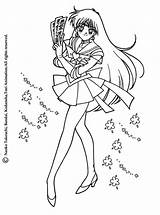 Sailor Coloring Pages Mars Moon sketch template