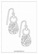 Coloring Earrings Miscellaneous Pages Megaworkbook Sheet Sheets Template sketch template