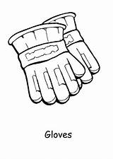 Coloring Gloves Winter Warm Keep Always Season Kids Sheet sketch template