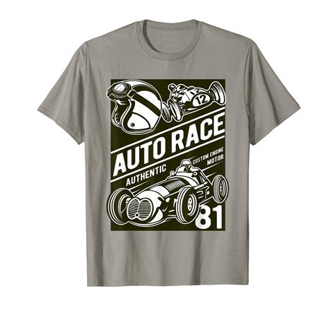 vintage race car classic retro speed racing  shirt jznovelty